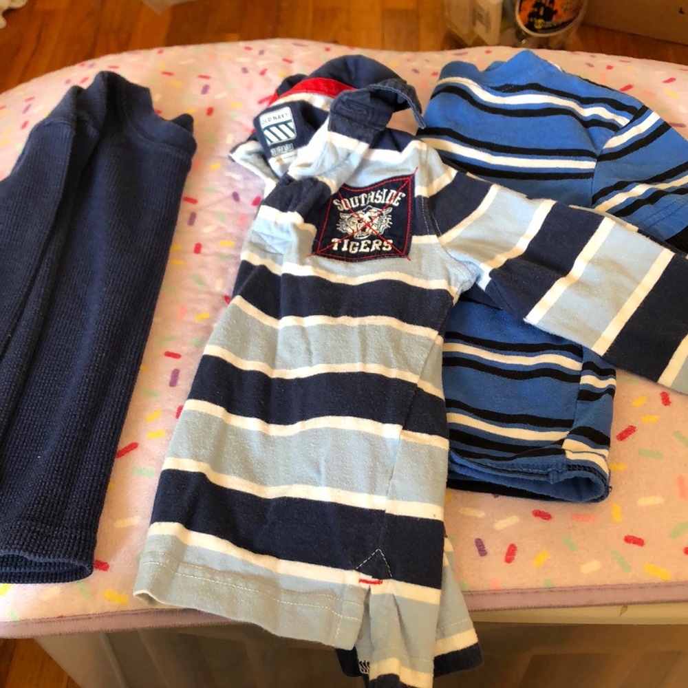 Boys 3T blue lot of 3 shirts (Garanimals/Old Navy)